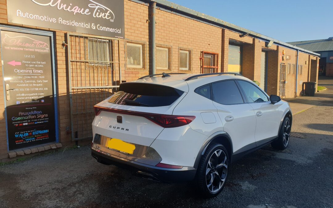 Cupra Formentor tinted with 15% level