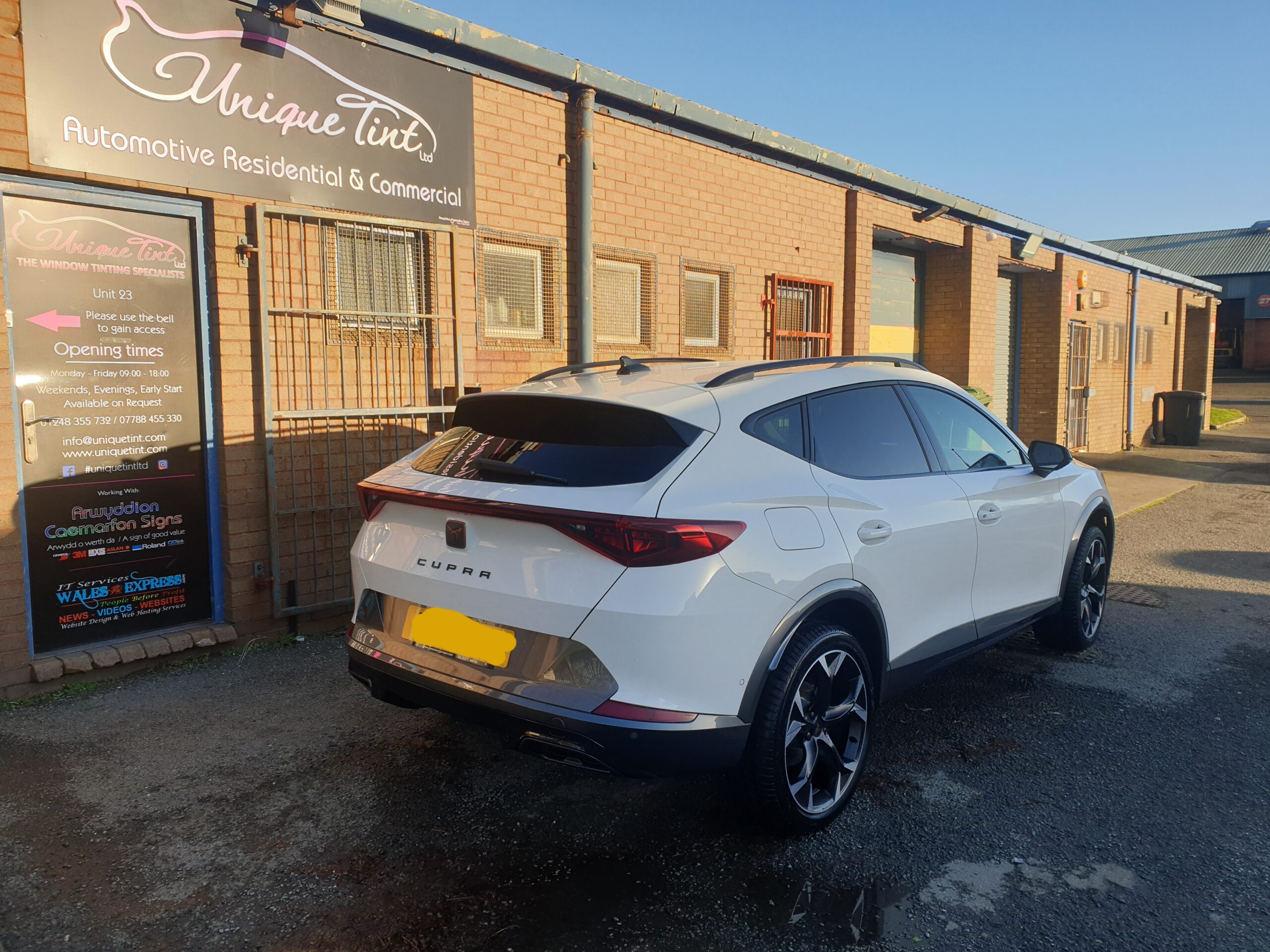 Cupra Formentor tinted with 15% level - Window Tinting Services In North  Wales by Unique Tint LTD